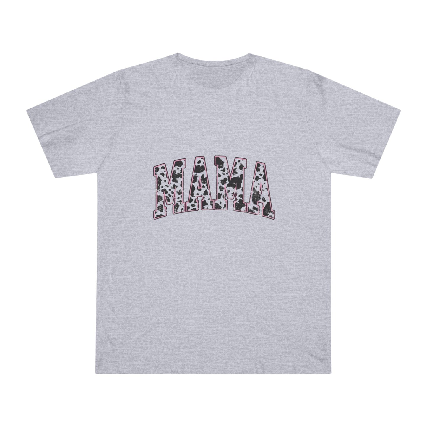 Mama Cow Print Unisex Deluxe T-Shirt - Perfect Gift for Moms