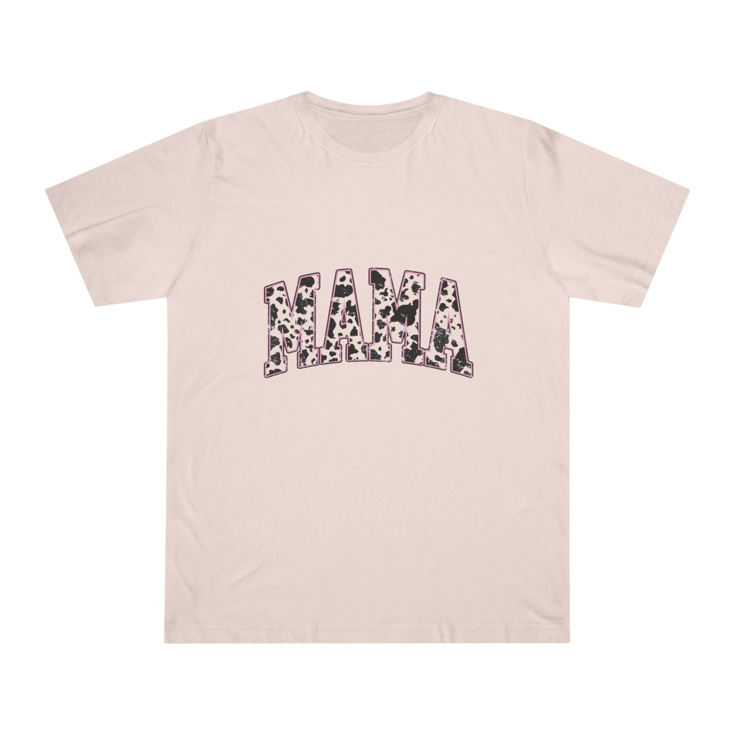 Mama Cow Print Unisex Deluxe T-Shirt - Perfect Gift for Moms