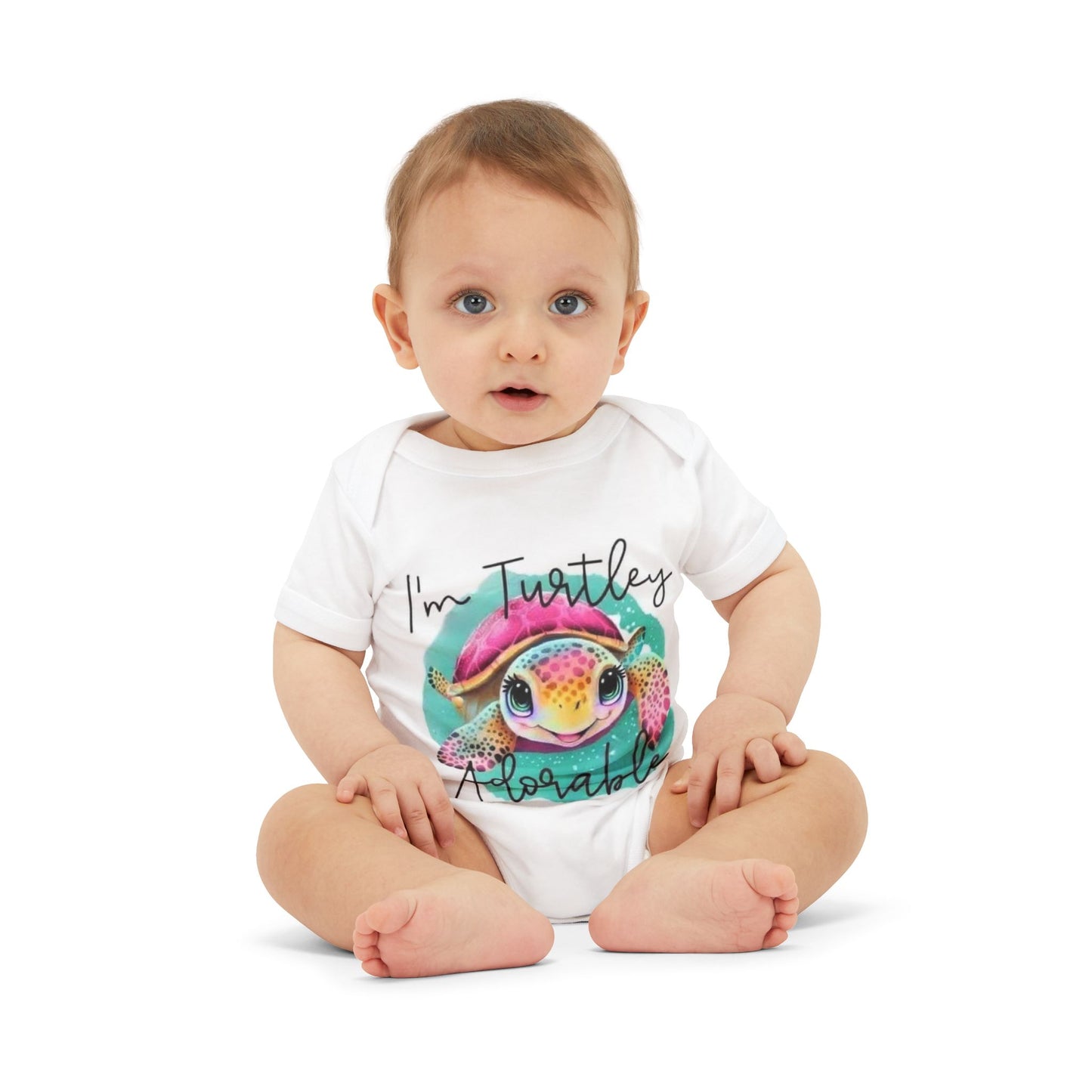 Adorable Turtle Infant One Piece - Perfect Baby Shower Gift