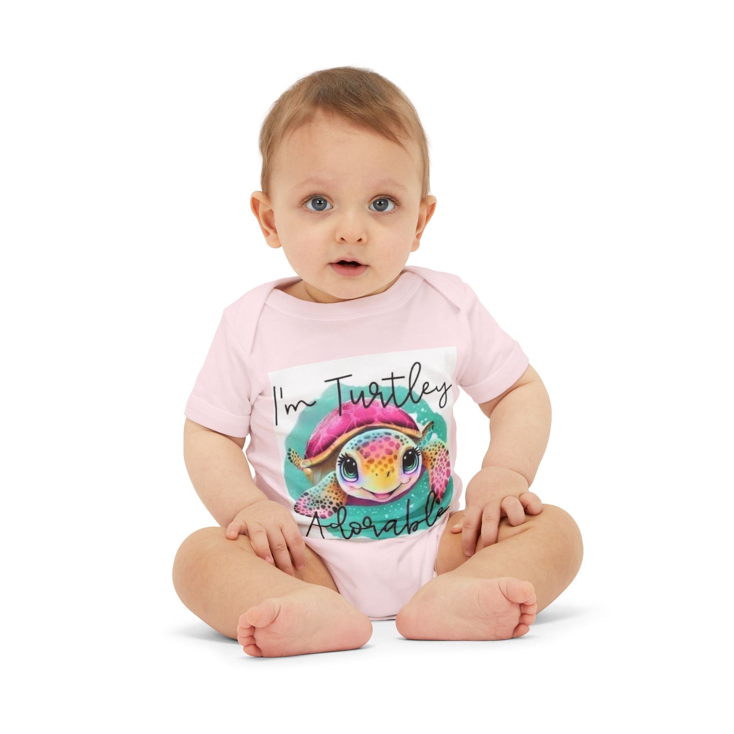 Adorable Turtle Infant One Piece - Perfect Baby Shower Gift