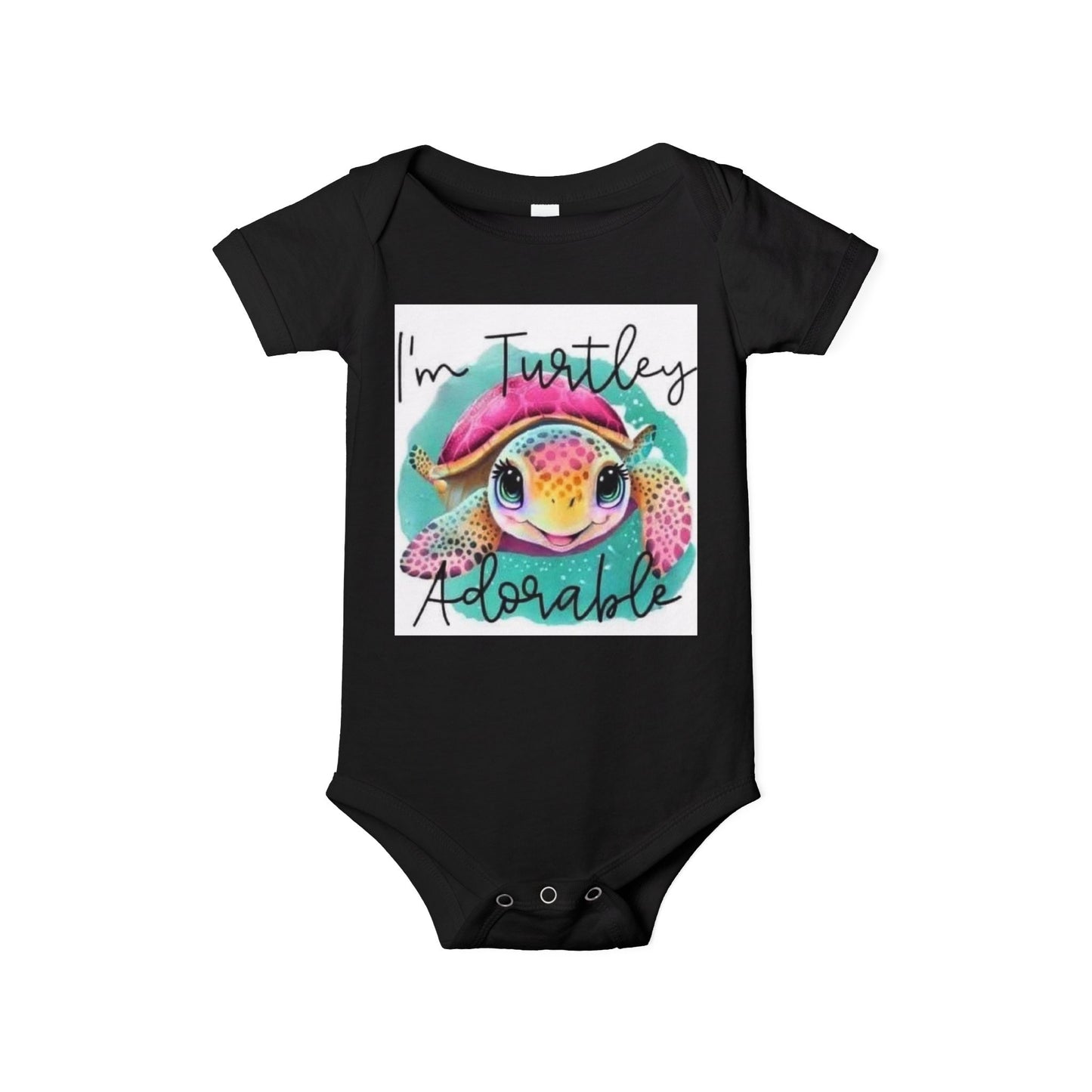 Adorable Turtle Infant One Piece - Perfect Baby Shower Gift