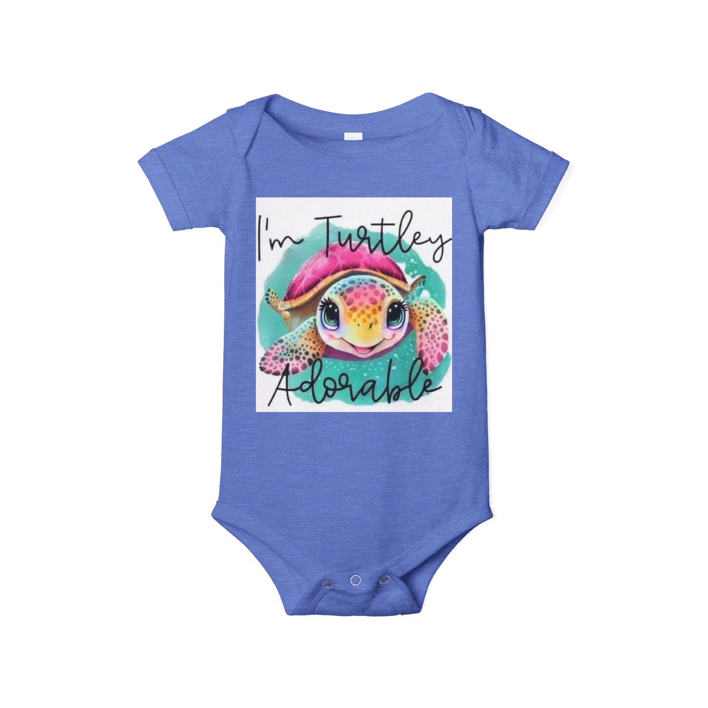 Adorable Turtle Infant One Piece - Perfect Baby Shower Gift