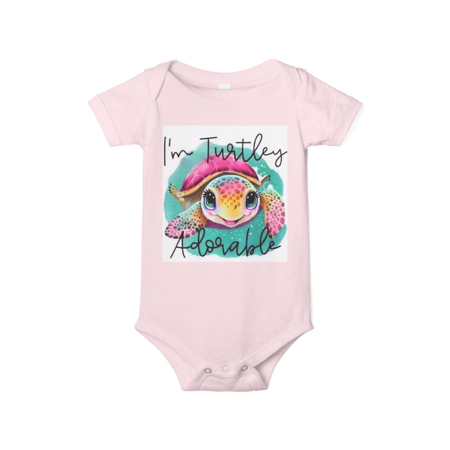 Adorable Turtle Infant One Piece - Perfect Baby Shower Gift