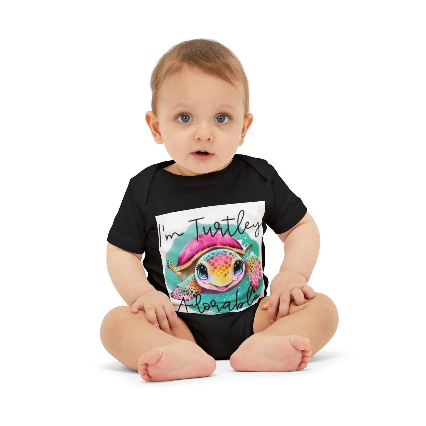 Adorable Turtle Infant One Piece - Perfect Baby Shower Gift