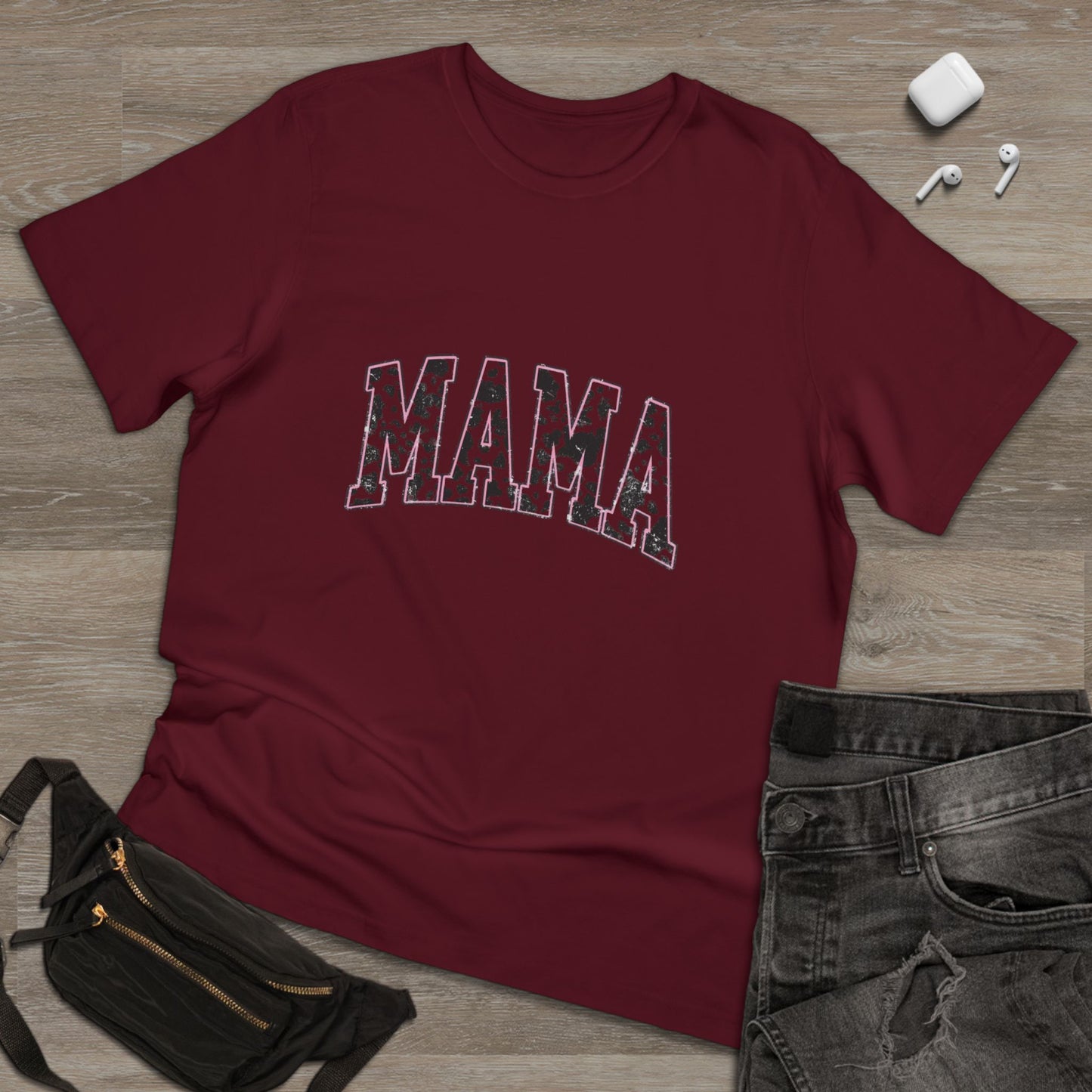 Mama Cow Print Unisex Deluxe T-Shirt - Perfect Gift for Moms