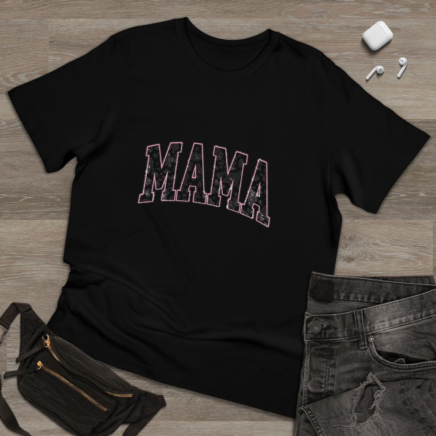 Mama Cow Print Unisex Deluxe T-Shirt - Perfect Gift for Moms